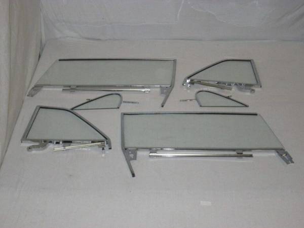 Auto City Classic - 1963-1964 Cadillac Convertible Assembled Side Glass Set SSA-CAD-63-64-CV-EX