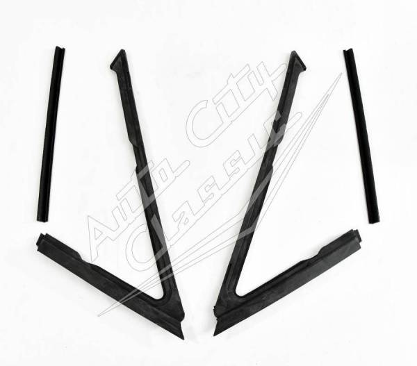 Auto City Classic - 1963-1964 Buick / Chevrolet / Oldsmobile / Pontiac Sedan and Wagon Front Vent Glass Seals V2438TG