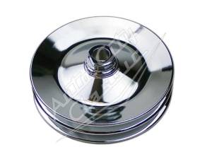 1954-1964 Chevrolet Chrome Power Steering Pump Keyed Pulley 5564PS-PULLEY-C