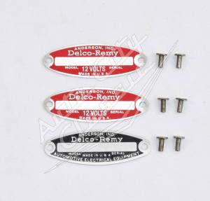 1958 Chevrolet Delco-Remy Detailing Tags