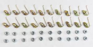 1958 Chevrolet Biscayne 2 Door Sedan Side Molding Clip Set 58-1482