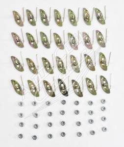 Auto City Classic - 1958 Chevrolet Biscayne 2 Door Sedan Side Molding Clip Set 58-1482 - Image 2