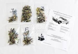 Auto City Classic - 1958 Chevrolet Biscayne 2 Door Sedan Side Molding Clip Set 58-1482 - Image 8