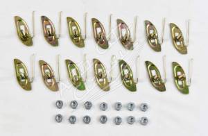 1958 Chevrolet Biscayne 4 Door Sedan Side Molding Clip Set 58-1482-4