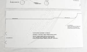 Auto City Classic - 1958 Chevrolet Passenger Cars Rear Antenna Template - Image 3