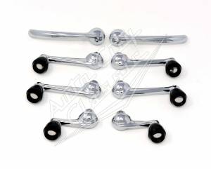 1958 Chevrolet Impala Convertible and Hardtop Interior Handle Set of 8