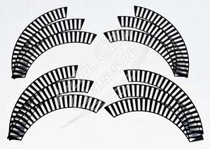 Auto City Classic - 1958 Chevrolet Passenger Cars Wheel Cover Decal Kit- 12 Pieces - Image 4