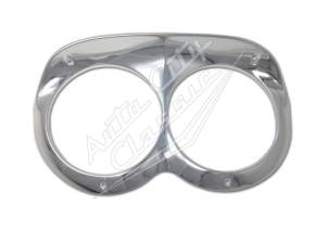 1958 Chevrolet Passenger Cars Chrome Headlight Bezel Trim Panels