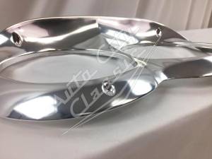 Auto City Classic - 1958 Chevrolet Passenger Cars Chrome Headlight Bezel Trim Panels - Image 3