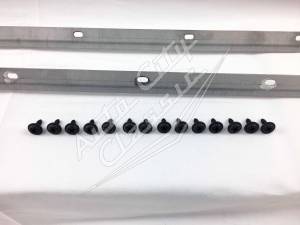 1958 Chevrolet / Pontiac Convertible Top Header Seal Retainer with Screws
