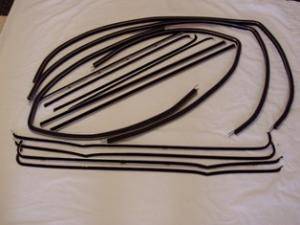 Auto City Classic - 1958 Chevrolet / Pontiac 2 Door Sedan Window Weatherstrip Fuzzy Kit - Image 2
