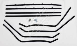Auto City Classic - 1958 Chevrolet / Pontiac 2 Door Sedan Window Weatherstrip Fuzzy Kit - Image 3