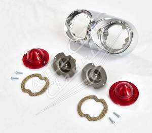Auto City Classic - 1958 Chevrolet Hardtop and Sedan Taillight Bezel Assembly Kit - Image 4