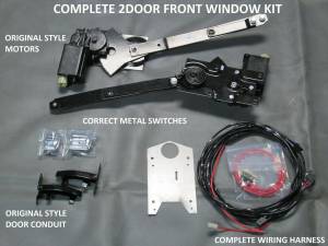 1958 Chevrolet / Pontiac 2 Door Wagon and Sedan Delivery Power Window Kit