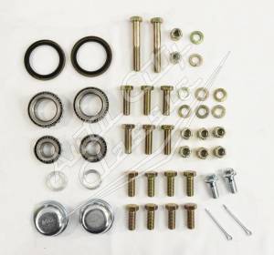 Auto City Classic - 1964-1966 Ford Mustang 6 Cylinder 4 Lug Original Wheels and Rims Complete Front Disc Brake Conversion Kit- Gold - Image 4