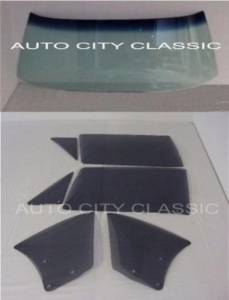 Auto City Classic - 1968-1970 Dodge / Plymouth B Body Convertible Complete Glass Package 6870CONPKG - TINTED AND SHADED/CUSTOM GREY