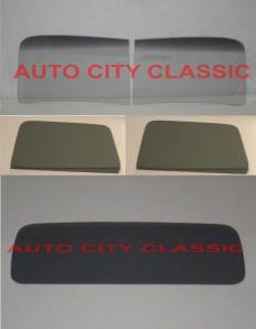 Auto City Classic - 1937 Ford Pickup Truck Complete Glass Package 2 Piece Windshield 971S2PCPKG - CUSTOM GREY