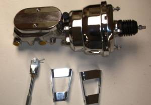 1968-1972 Chevrolet Nova Chrome Brake Booster and Master Cylinder BM-68-72-Nova