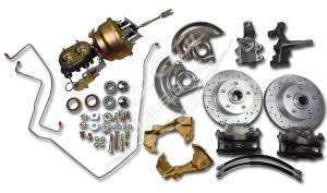 1964-1972 GM A-Body 2" Drop Complete Front Disc Brake Conversion Kit BRK-67-72-GMA-DROP