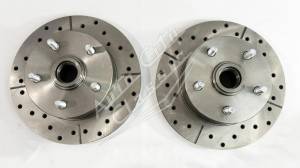 Auto City Classic - 1964-1966 Ford Mustang 6 Cylinder 5 Lug Complete Chrome Front Disc Brake Conversion Kit - Image 3