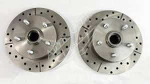 Auto City Classic - 1964-1966 Ford Mustang 6 Cylinder 5 Lug Complete Front Disc Brake Conversion Kit- Gold - Image 3
