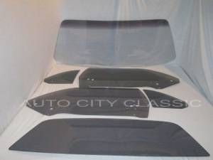 Auto City Classic - 1970-1971 Dodge Challenger Hardtop Complete Glass Set Small Rear Back Glass (14 x 46) CG-CHL-70-71-2H - CUSTOM GREY