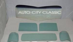 1947-1950 Chevrolet / GMC Pickup Complete Glass Package Vbend Windshield, 3 Piece Back Glass CG-CVY-47-50-PU-VB