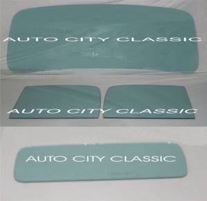 Auto City Classic - 1937-1938 Dodge / Plymouth Pickup Truck Complete Glass Package CG-DP-37-38-PU - ORIGINAL GREEN TINT