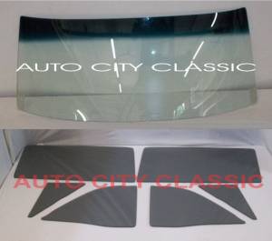 Auto City Classic - 1960-1962 Ford / Edsel / Mercury Convertible Complete Glass Package CG-FEM-60-62-CV - CUSTOM GREY