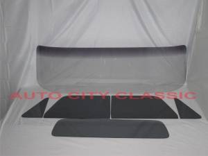 Auto City Classic - 1964-1966 Chevrolet / GMC Cab Complete Glass Package Small Rear Back Glass CGCP-64-66-PU-A - CUSTOM GREY