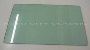 Auto City Classic - 1957-1958 Ford Custom 4 Door Sedan Rear Door Glass D2151T - ORIGINAL GREEN TINT