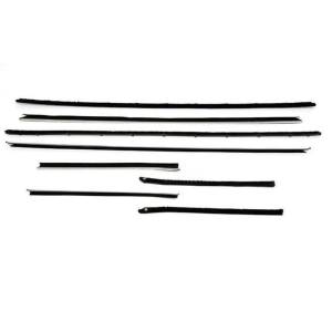 1959-1960 GM 2 Door Hardtop Weatherstrip Fuzzy Kit FZ59602H