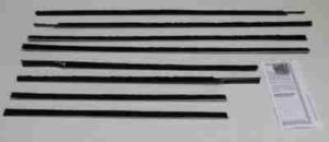 1959 GM 4 Door Hardtop Weatherstrip Fuzzy Kit FZ59604H