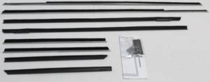 1963-1964 Chevrolet Impala Convertible Weatherstrip Fuzzy Kit FZ6364CNV