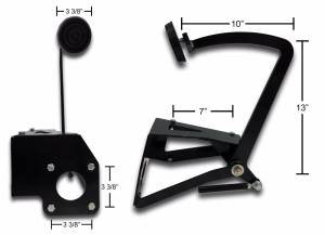 Auto City Classic - 1953-1956 Ford Pickup F Series Automatic Power Brake Pedal and Stomp Pad PED-53-56-FORDPU - Image 3