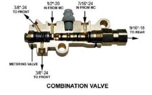Auto City Classic - Ford Bronco and Pickup Disc Disc Brass Combination Proportioning Valve PV-FD-PU-DISC-B - Image 2