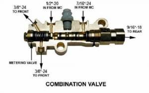 Auto City Classic - 1964-1969 Ford Mustang Brass Disc Drum Proportioning Valve with Bracket PV-MU-64-69-DRUM-B - Image 3