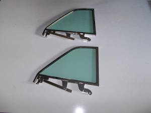 Auto City Classic - 1961-1964 Buick / Chevrolet / Oldsmobile / Pontiac Convertible Assembled Quarter Glass Q2339TA - ORIGINAL GREEN TINT-PAIR