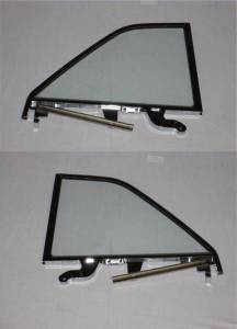 Auto City Classic - 1961-1964 Buick / Chevrolet / Oldsmobile / Pontiac Convertible Assembled Quarter Glass Q2339TA - CLEAR-PAIR