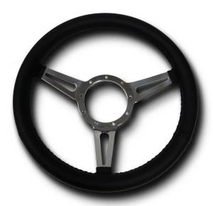 Auto City Classic - 30" Street / Hot Rod Stainless Floor Shift Tilt Steering Column with 3 Spoke GT Wheel Kit SC7006C/P-1430 - Image 3