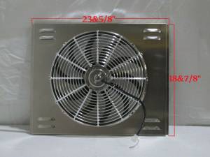 Auto City Classic - 23 5/8" x 18 7/8" Universal Radiator Shroud and Fan SH5559 - Image 2