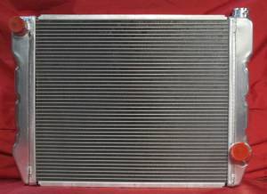 Universal Cross Flow GM Style Aluminum Radiator 26" X 19" SL-059B-MT