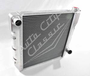 Auto City Classic - Universal Cross Flow GM Style Aluminum Radiator 22" x 19" SL-059D-MT - Image 2