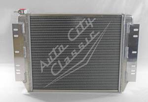Auto City Classic - Universal Cross Flow Ford Style Aluminum Radiator 26" x 19" SL-104B-AT - Image 8