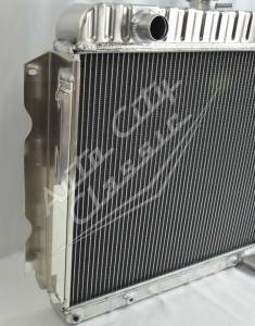 Auto City Classic - 1970-1972 Mopar B & E Body Small Block / 318 / 340 V8 Aluminum Radiator SL-437A-AT - Image 4