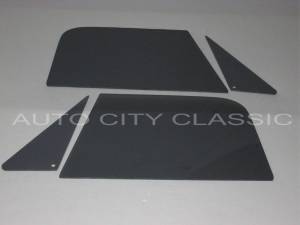 Auto City Classic - 1968-1972 Chevrolet / GMC Pickup and Utility 4 Piece Side Glass Set SS-68-72-CVY-PU - CUSTOM GREY
