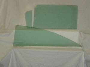 Auto City Classic - 1959-1960 Buick / Chevrolet / Oldsmobile / Pontiac 2 Door Sedan Side Glass Set SS-BCOP-59-60-2S - ORIGINAL GREEN TINT