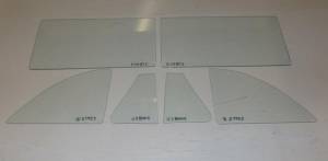 1953 Chevrolet / Pontiac 2 Door Coupe Sliding Quarter Side Glass Set SS-CP-53-2C-SLQ