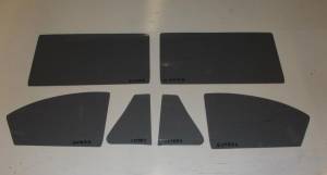 Auto City Classic - 1953-1954 Chevrolet / Pontiac 2 Door Coupe Side Glass Set SS-CP-53-54-2C - CUSTOM GREY