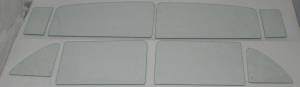 1954 Chevrolet 4 Door Sedan DeLuxe Side Glass Set SS-CVY-54-4S